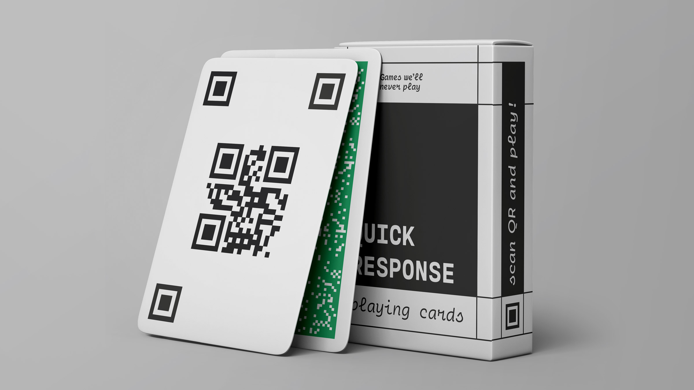 Quick Response Playing Cards Deck