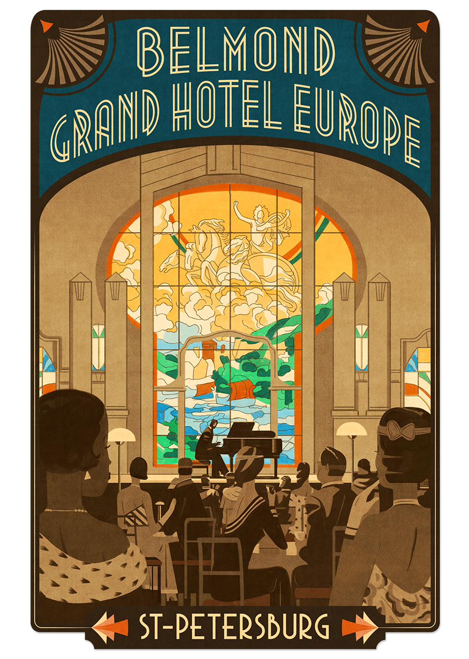 Belmond sticker Grand Hotel Europe St. Petersburg