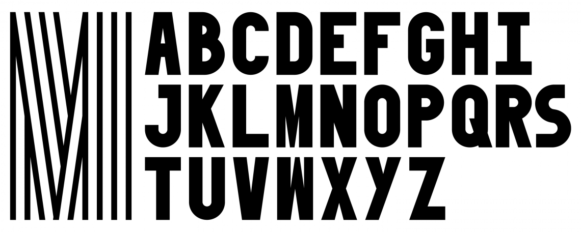 Mirabilia custom typeface