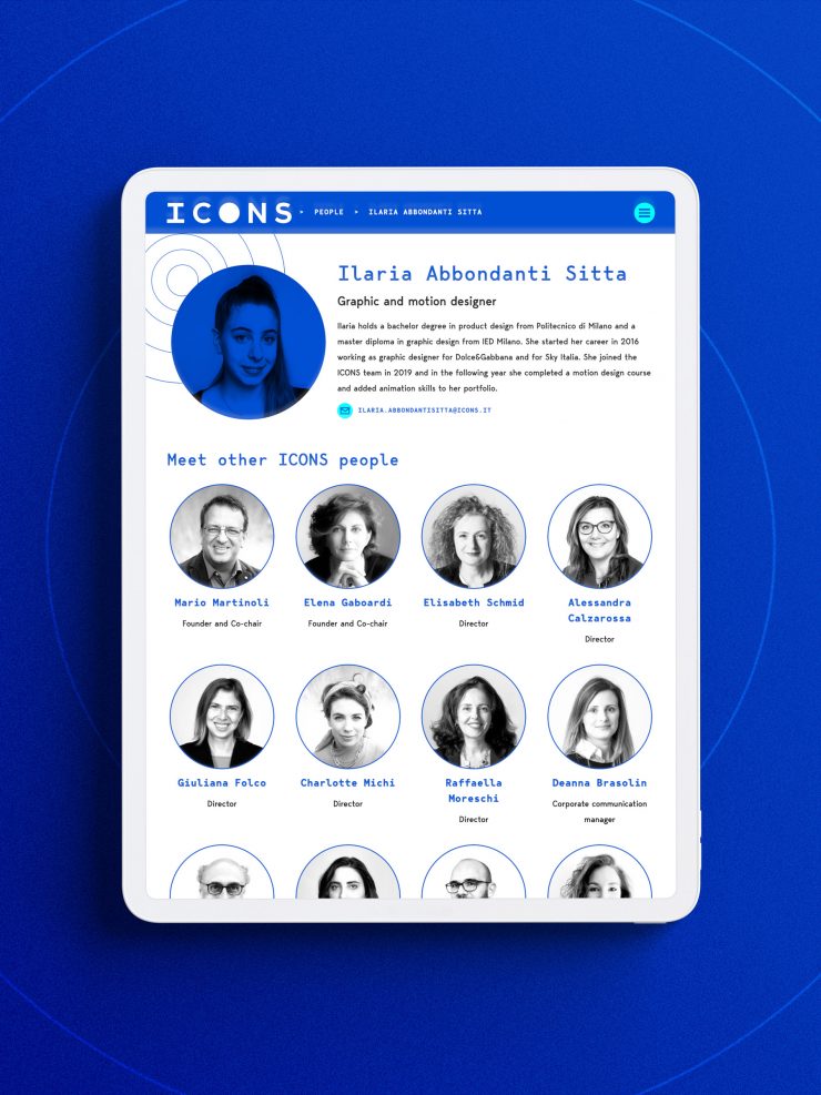 ICONS website